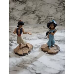 Disney Infinity 2.0 Aladdin and Jasmine figures